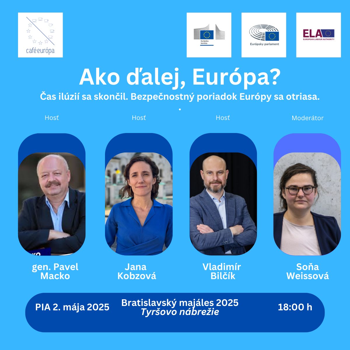 Na obrázku sa nachádzajú hostia v diskusii