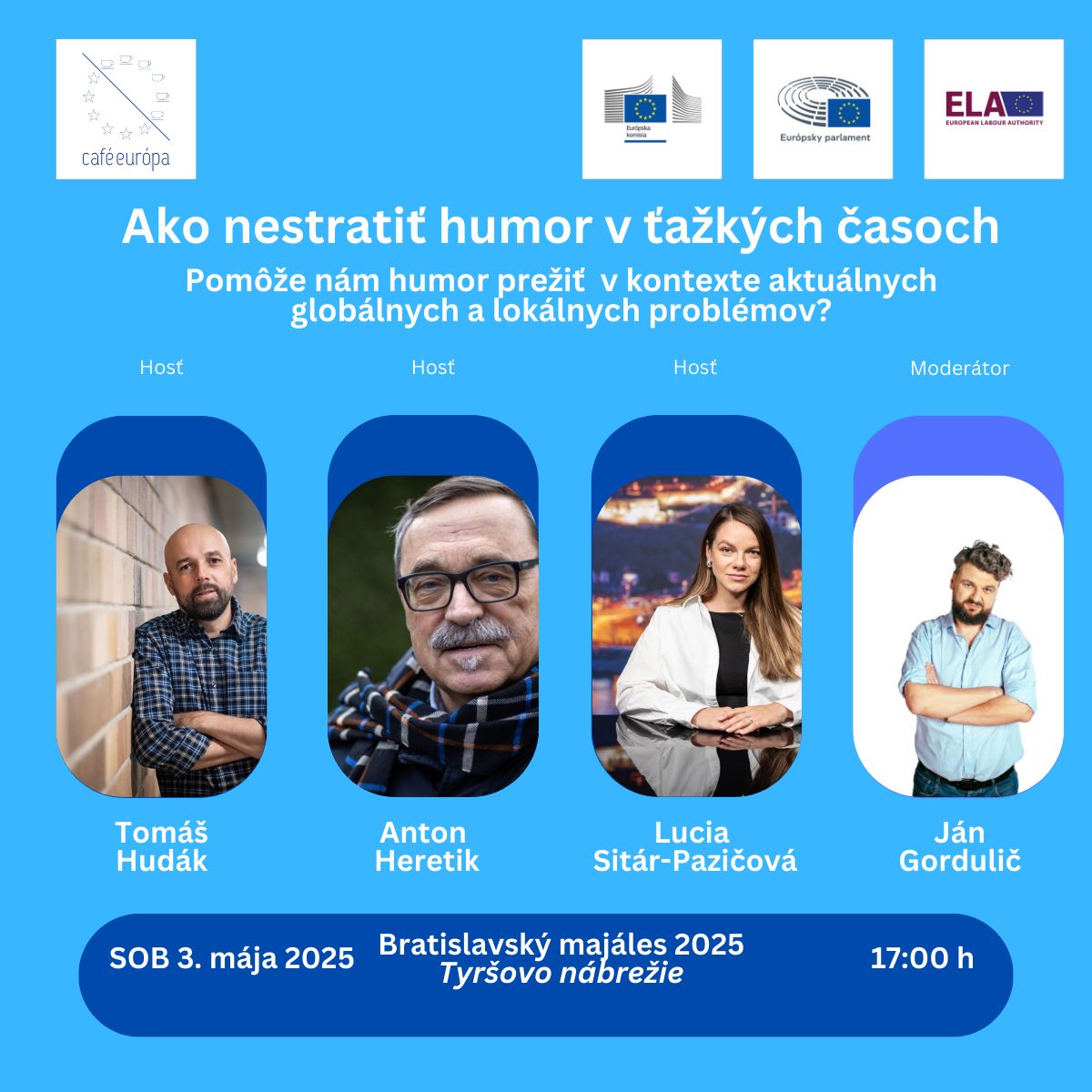 Na obrázku sa nachádzajú hostia v diskusii